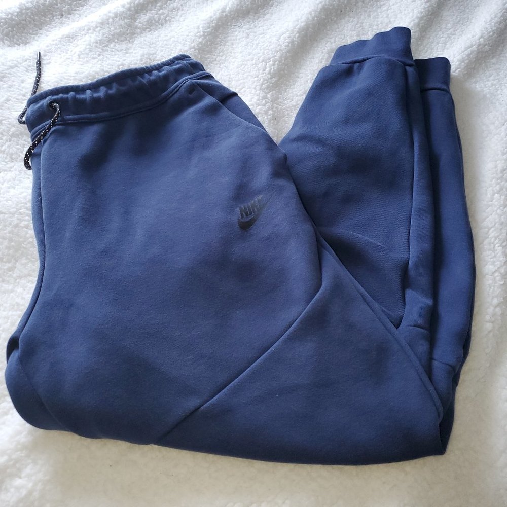 Nike Sportswear Tech Fleece Men's Joggers, Navy, like New, size M